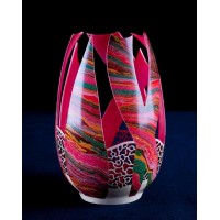 Ribbon Vase - Marbled Series
